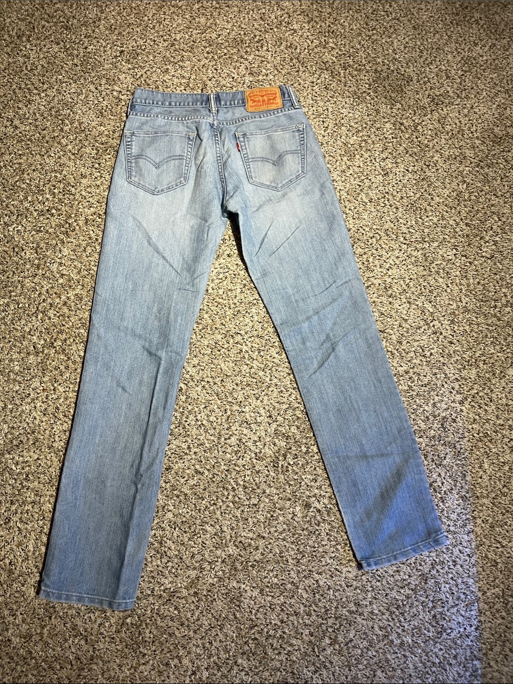 Levi's Men's Light Wash Straight Leg Jeans